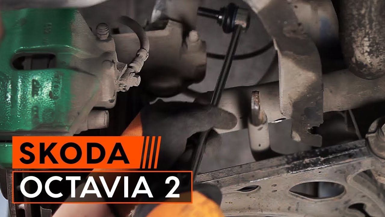 Bruksanvisning: Hvordan bytte Fremre stabilisatorkobling på SKODA OCTAVIA 2 (1Z3)