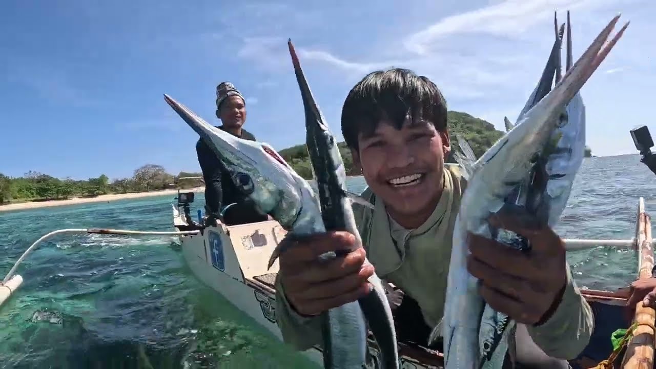unang arya jackpot agad sa mga needlefish 😱