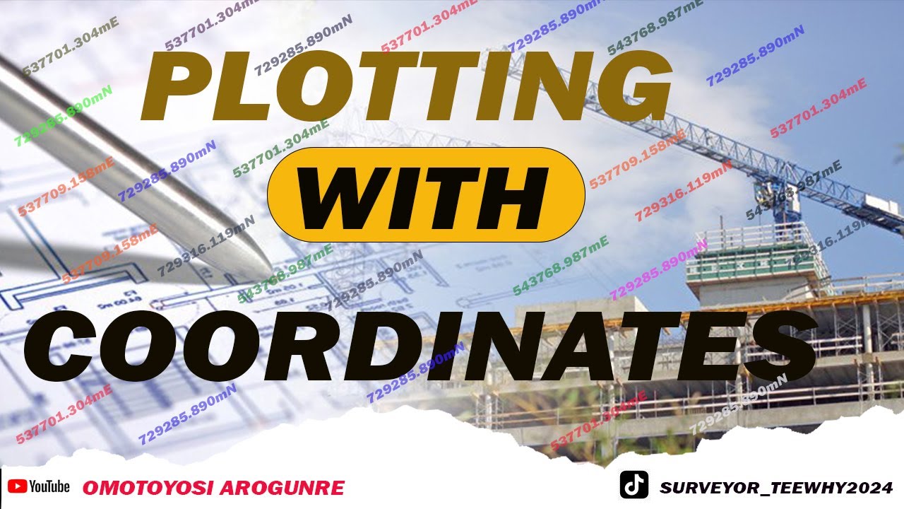 PLOTTING WITH COORDINATE ON AUTOCAD