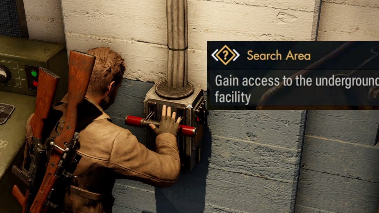 Gain access to the underground facility sniper elite (lock stock and barrels Mission walkthrough)