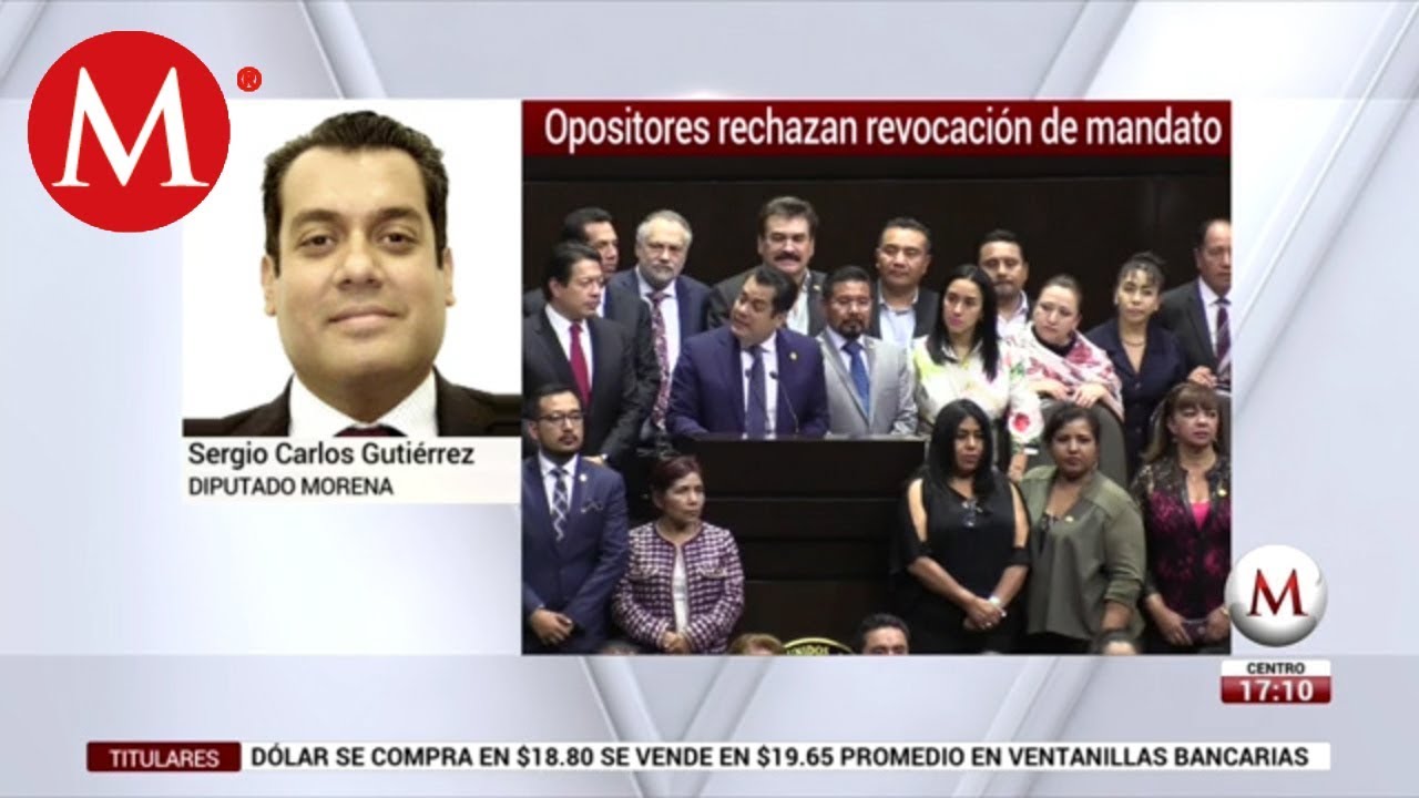 Opositores rechazan revocación de mandato de AMLO