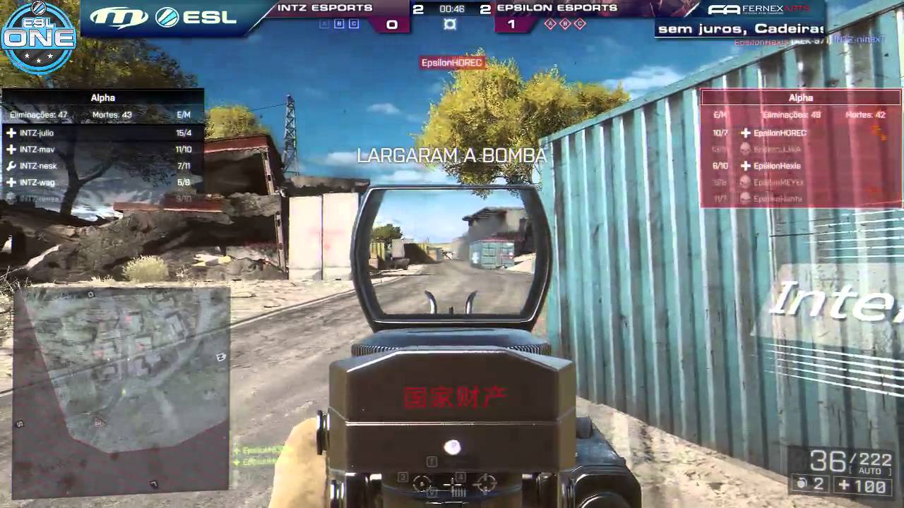 ESL ONE COLOGNE WINTER GRANDFINAL - INTZ vs EPSILON PARTE 2