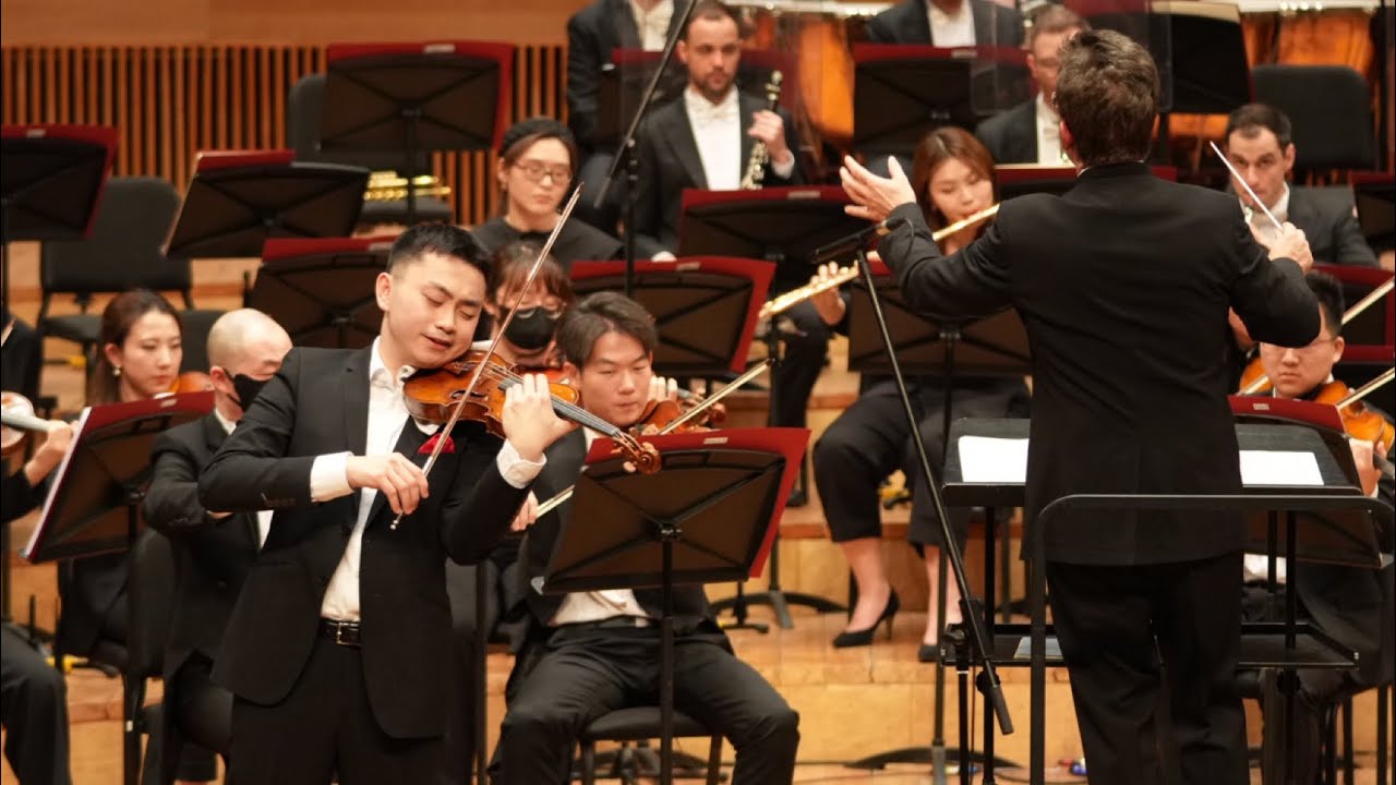 Brahms violin concerto: Ziyu He/ Thomas R&ouml;sner/ Suzhou Symphony Orchestra 9.march 2024