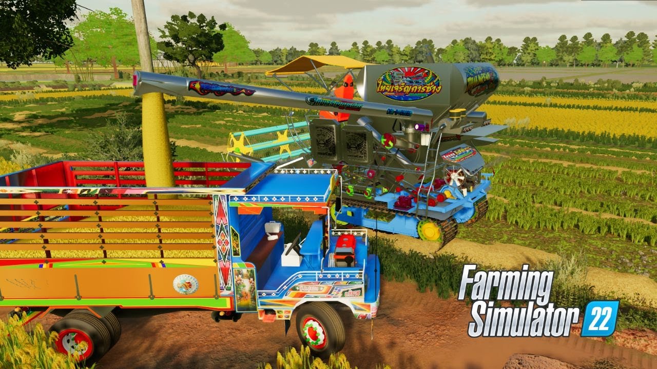 นาปีกับรถเกี่ยวไทยเจริญการช่างตัวใหม่ ปี2025 เครื่องยนต์ JO8C  ใหม่ทั้งระบบ