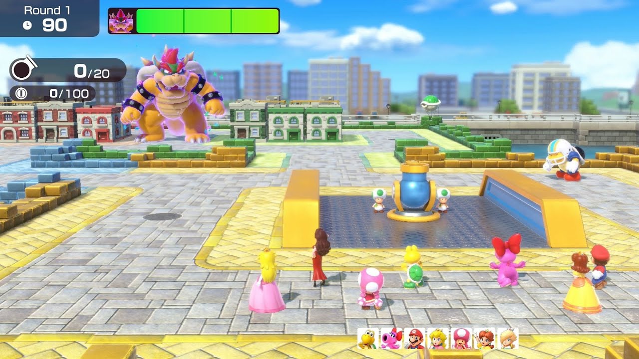 Super Mario Party Jamboree // Bowser Kaboom Squad (Chargin' Chucks - Pauline) - Walkthrough