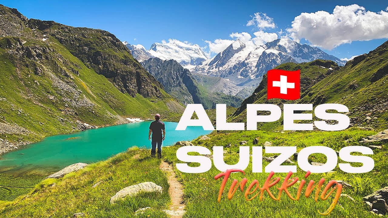 Trekking en los Alpes Suizos 🇨🇭 Val de Bagnes Lago de Louvie (4K)