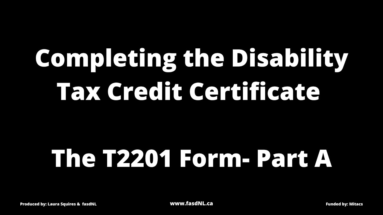 A Guide to the Canadian Disability Tax Credit- Part 2 of 5