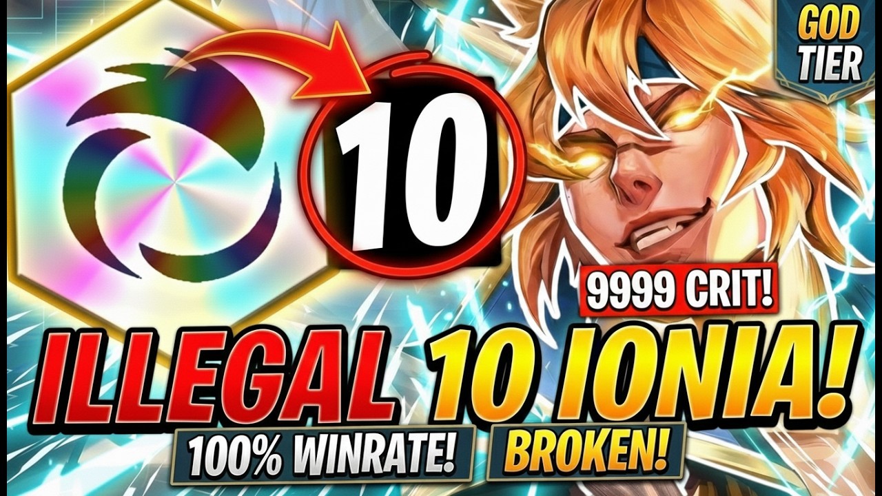 10 IONIA SHOULD BE ILLEGAL in TFT SET 16! - Ranked Meta 16.1C | Teamfight Tactics Best Comps Guide