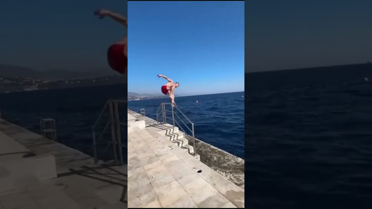 WOW! Unbelievable Vertical Drop: Handrail Jump Caught on Drone (2026 Parkour) #VerticalDrop #RoofCul