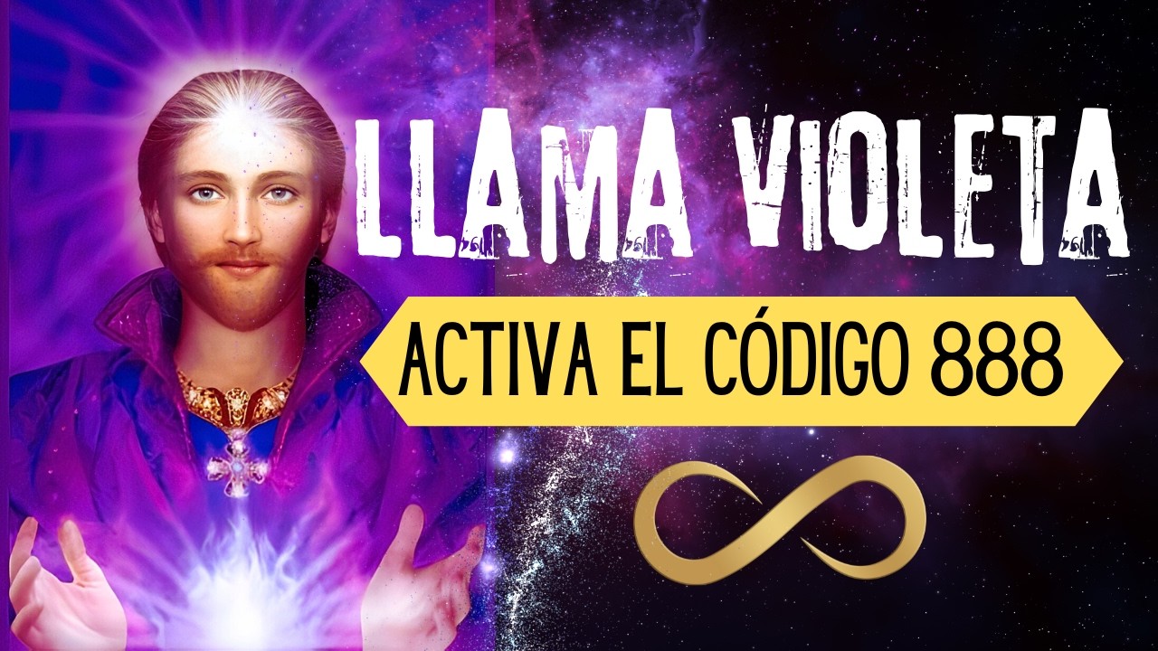 SAINT GERMAIN y el CÓDIGO 888 | TRANSFORMA tu VIDA con la LLAMA VIOLETA| ACTIVA tu YO SOY