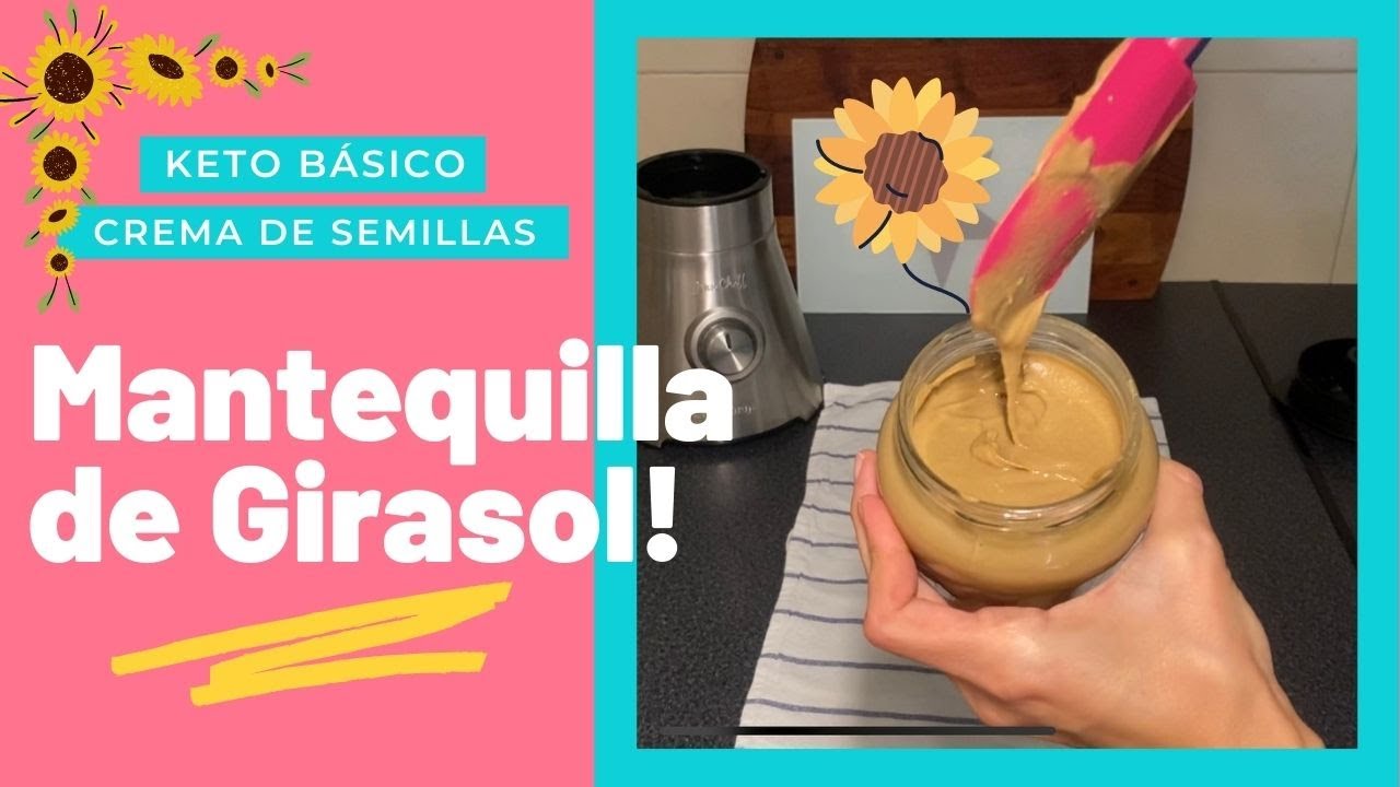 Mantequilla de Semillas de GIRASOL 🌻 100% Natural, Hecha en Casa