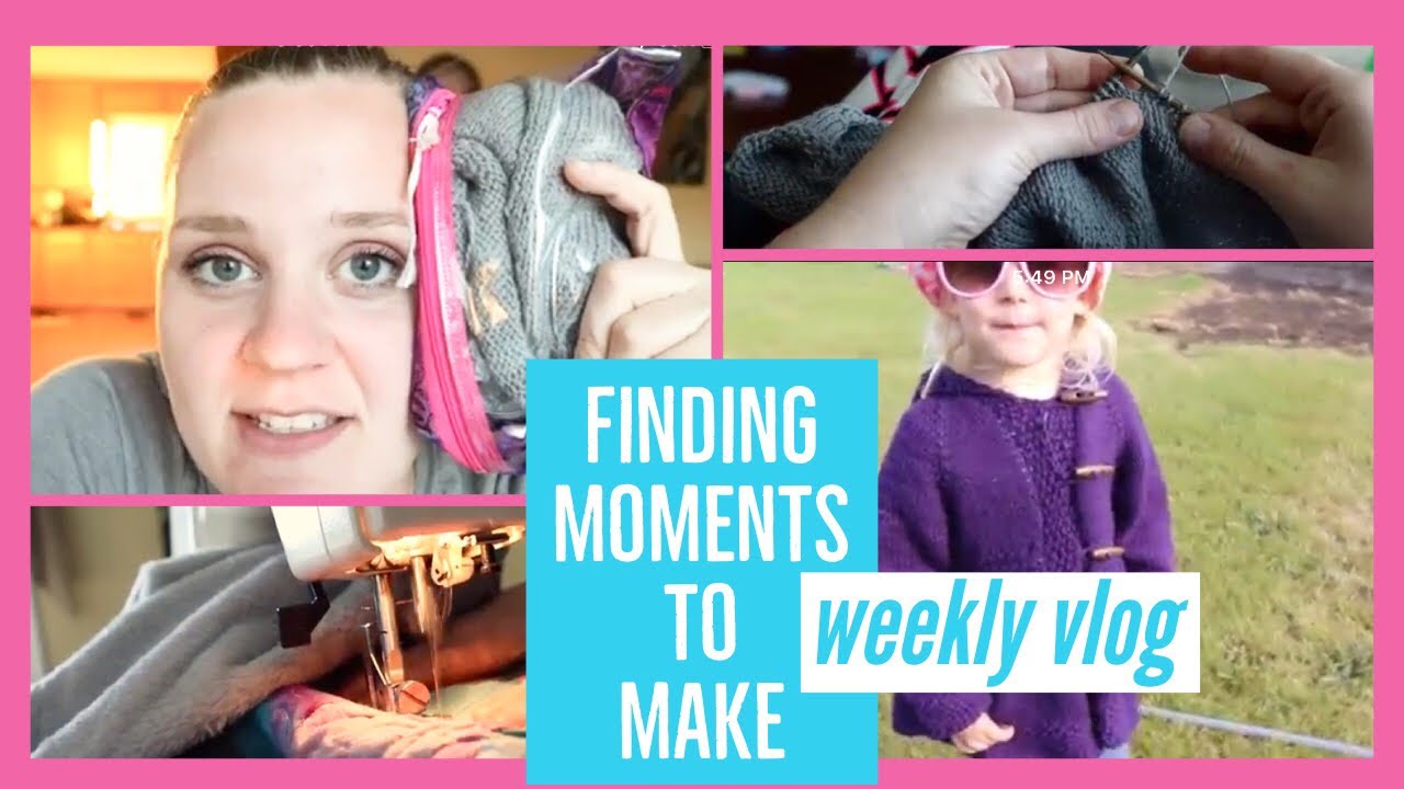 FINDING TIME TO DIY WITH CHILDREN AND WORK | weekly vlog