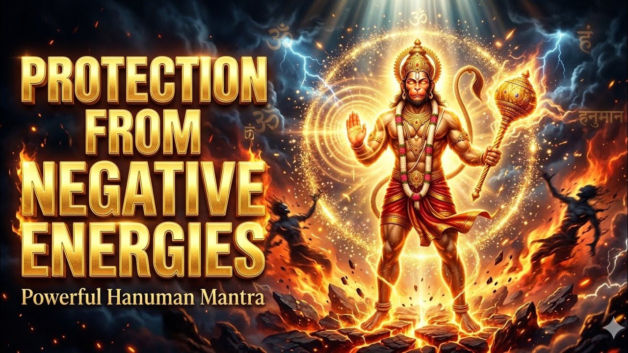 Powerful Hanuman Mantra for Mental Peace & Protection | 108 Times Chanting