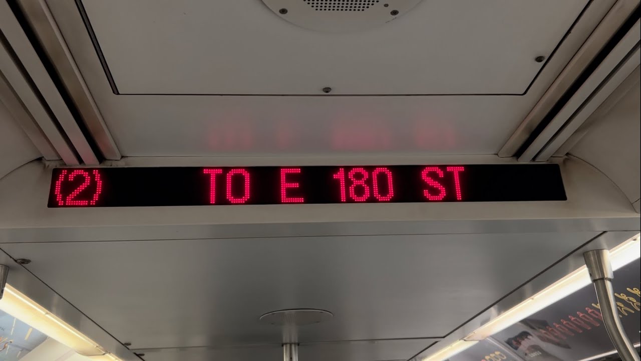 IRT Subway: R142 (2) Train Ride from Flatbush Avenue to East 180th Street