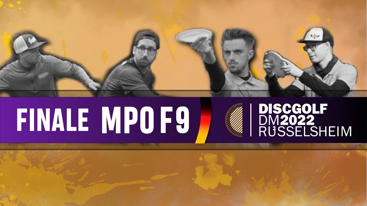 37. Deutsche Discgolf Meisterschaft 2022 | MPO F9 | T. Hartmann, D. Stampfer, T. Serafin, C. Plaue