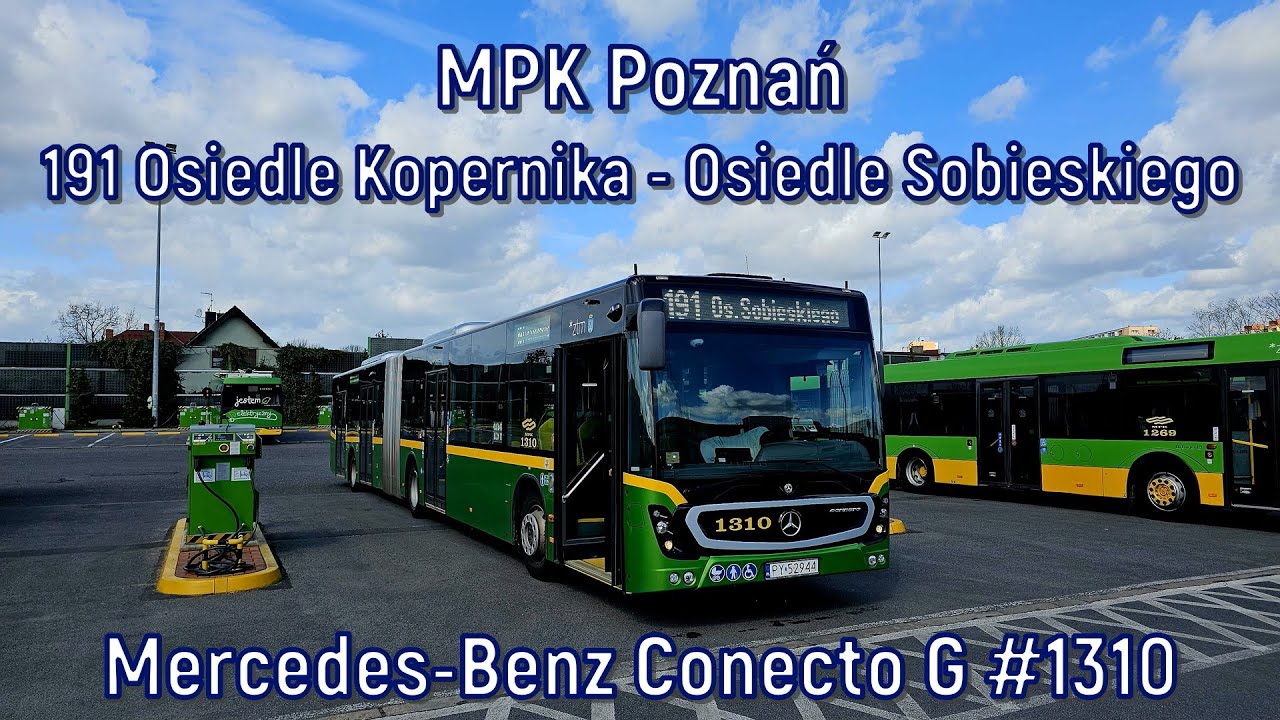 MPK Poznań - linia 191, Mercedes-Benz Conecto G #1310