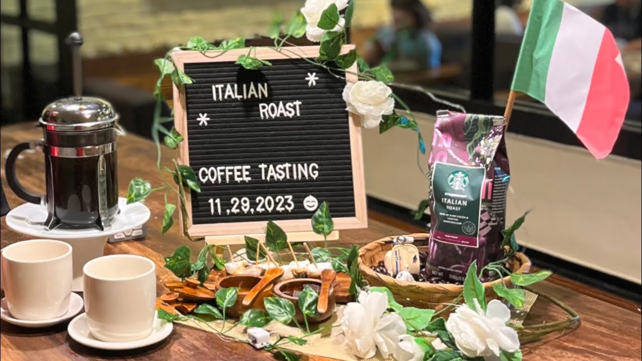 Starbucks Coffee Tasting: Italian Roast 💚☕️🇮🇹