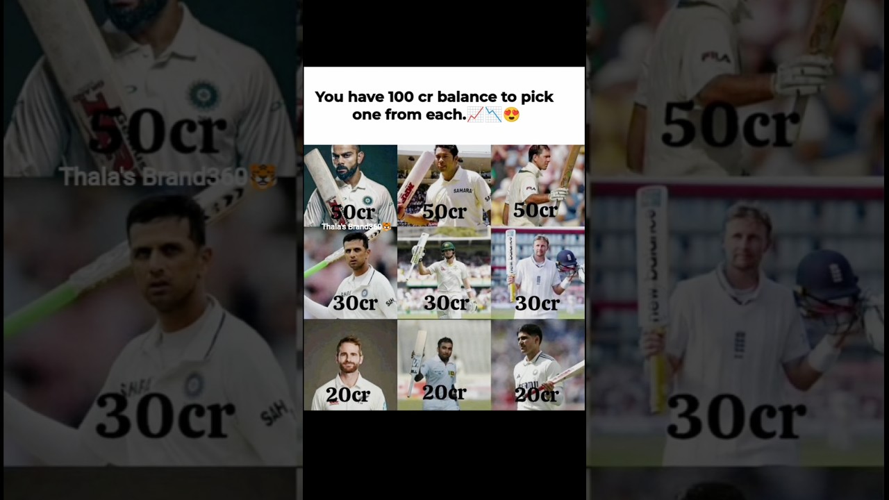 You have 100 cr balance to pick one from each.📈📉😍