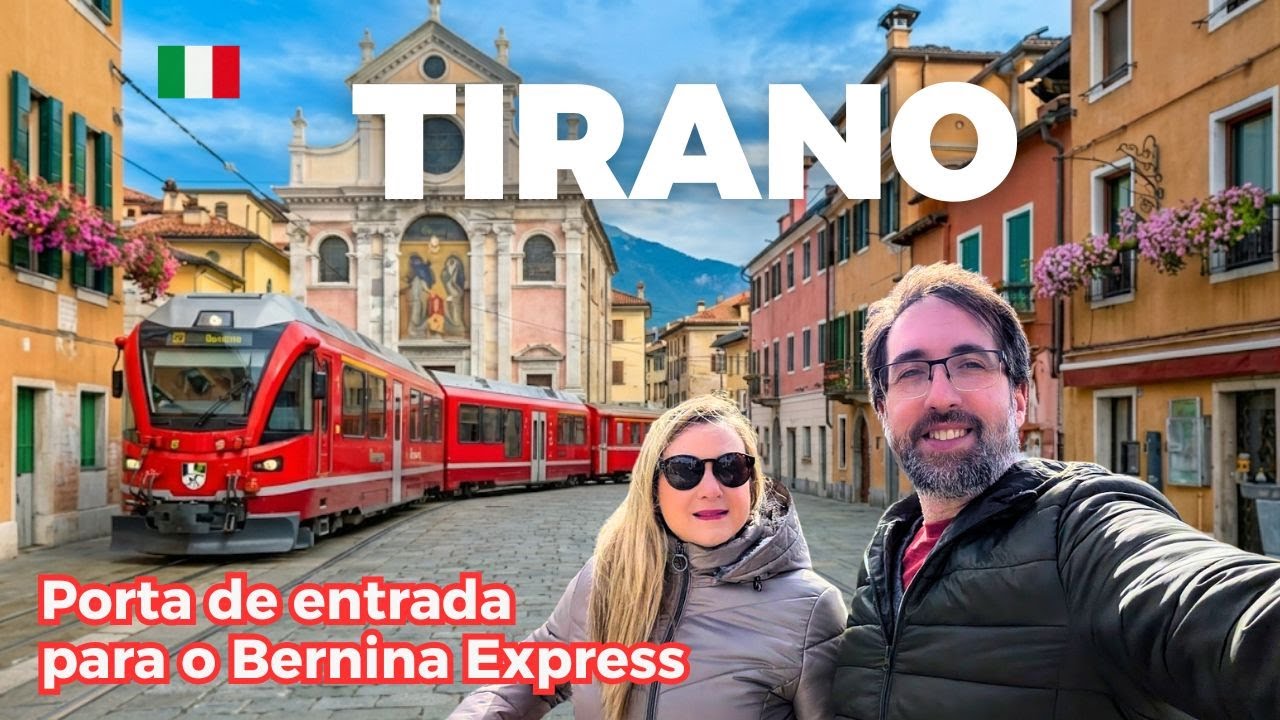 TIRANO, ITÁLIA: A cidade secreta perto de St. Moritz , Suíça!