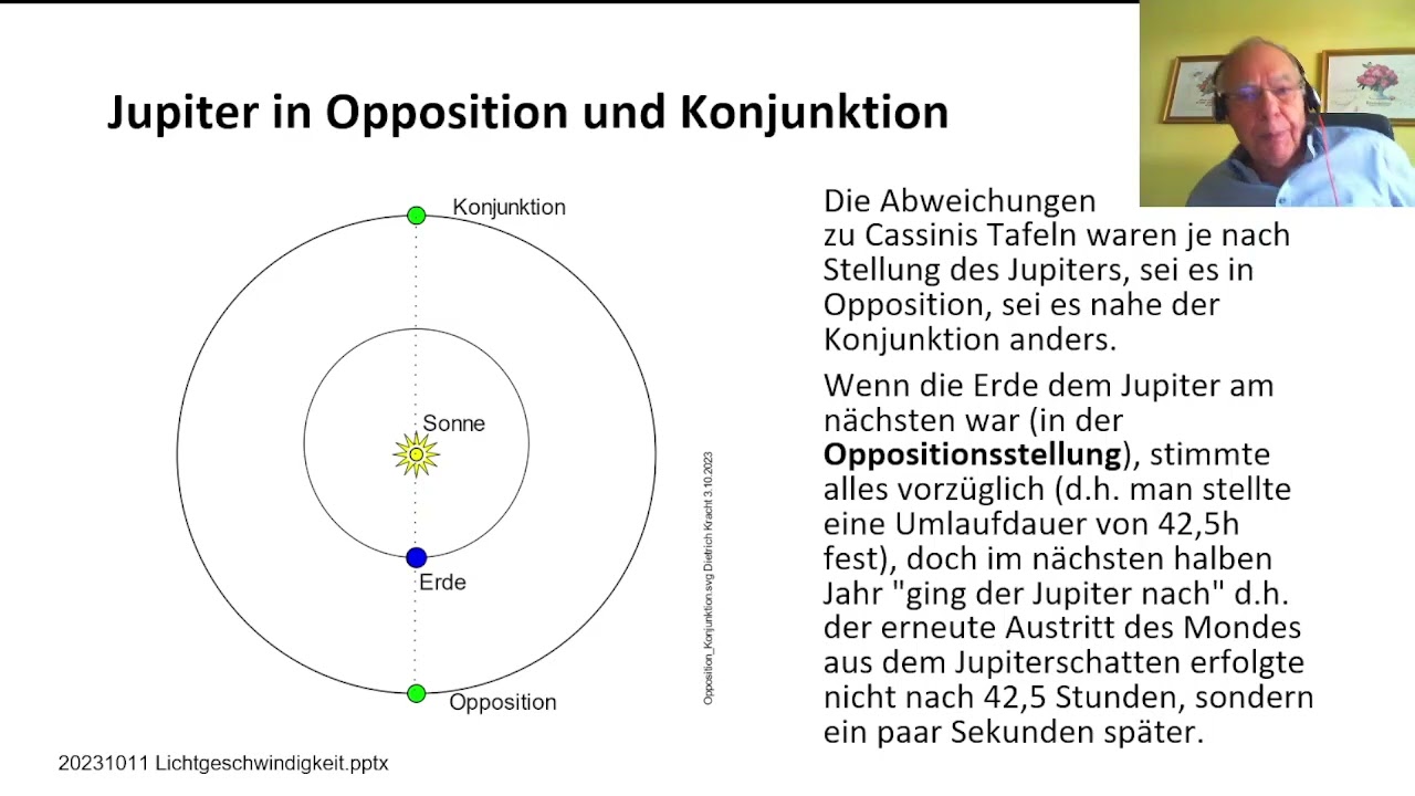 Ole Roemer und die Lichtgeschwindigkeit