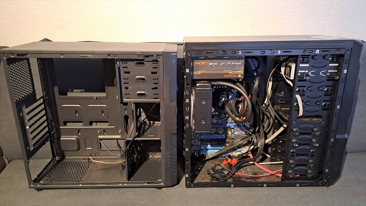 PC PROJEKT ASUS P8H77-V-LE UMBAU aus dem LC POWER in das SHARKOON Gehäuse TEIL 1