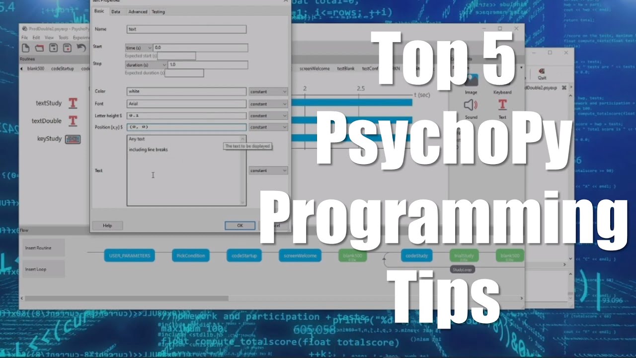 Top 5 PsychoPy Programming Tips