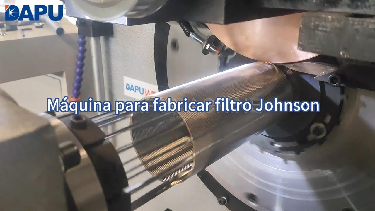 Máquina para fabricar Filtro Johnson DAPU | Precisión, estabilidad y producción continua