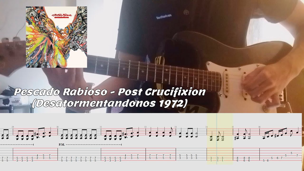 Pescado Rabioso - Post-Crucifixión (Tab Guitarra) | Tutorial