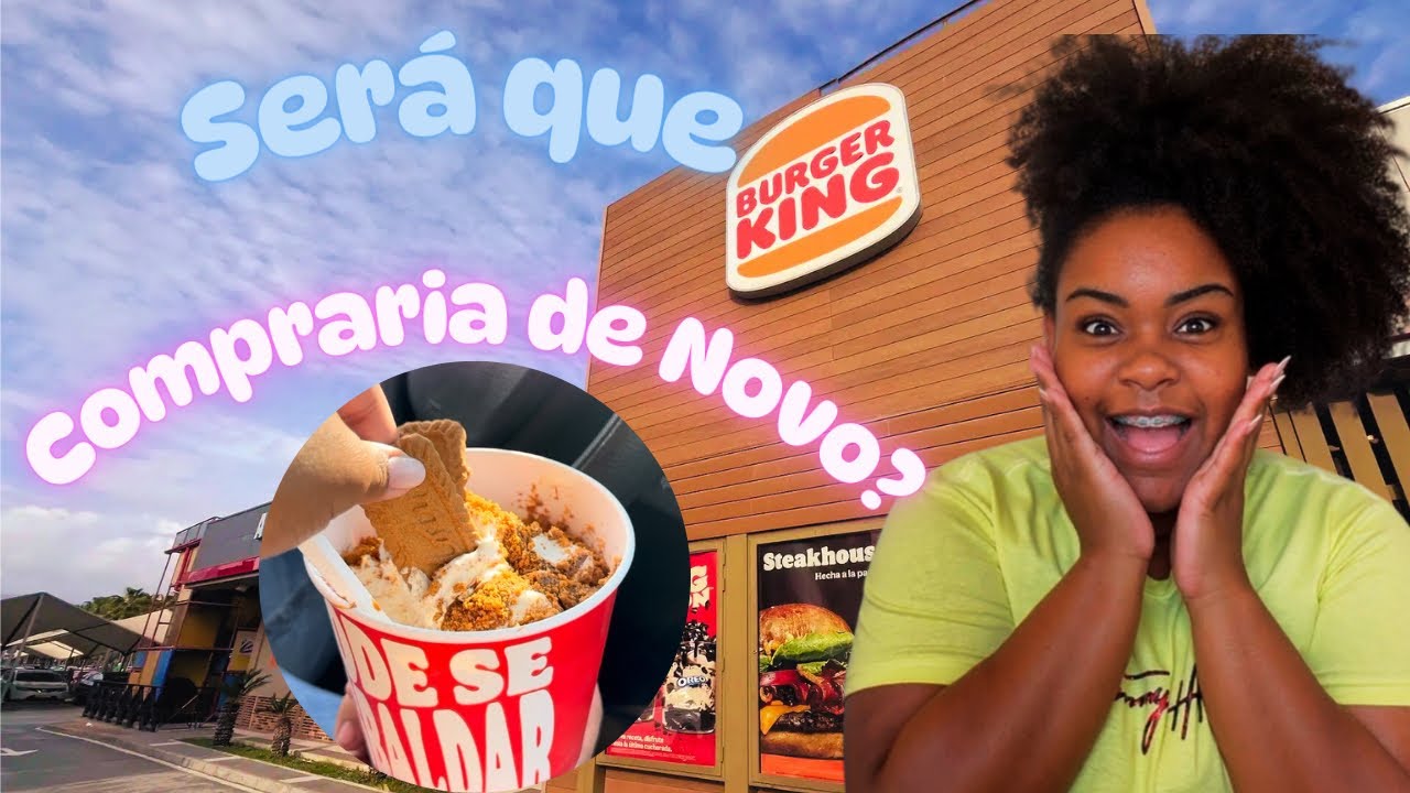 NOVO SORVETE DE BISCOFF DO BK: Vale o hype ou dinheiro jogado fora?