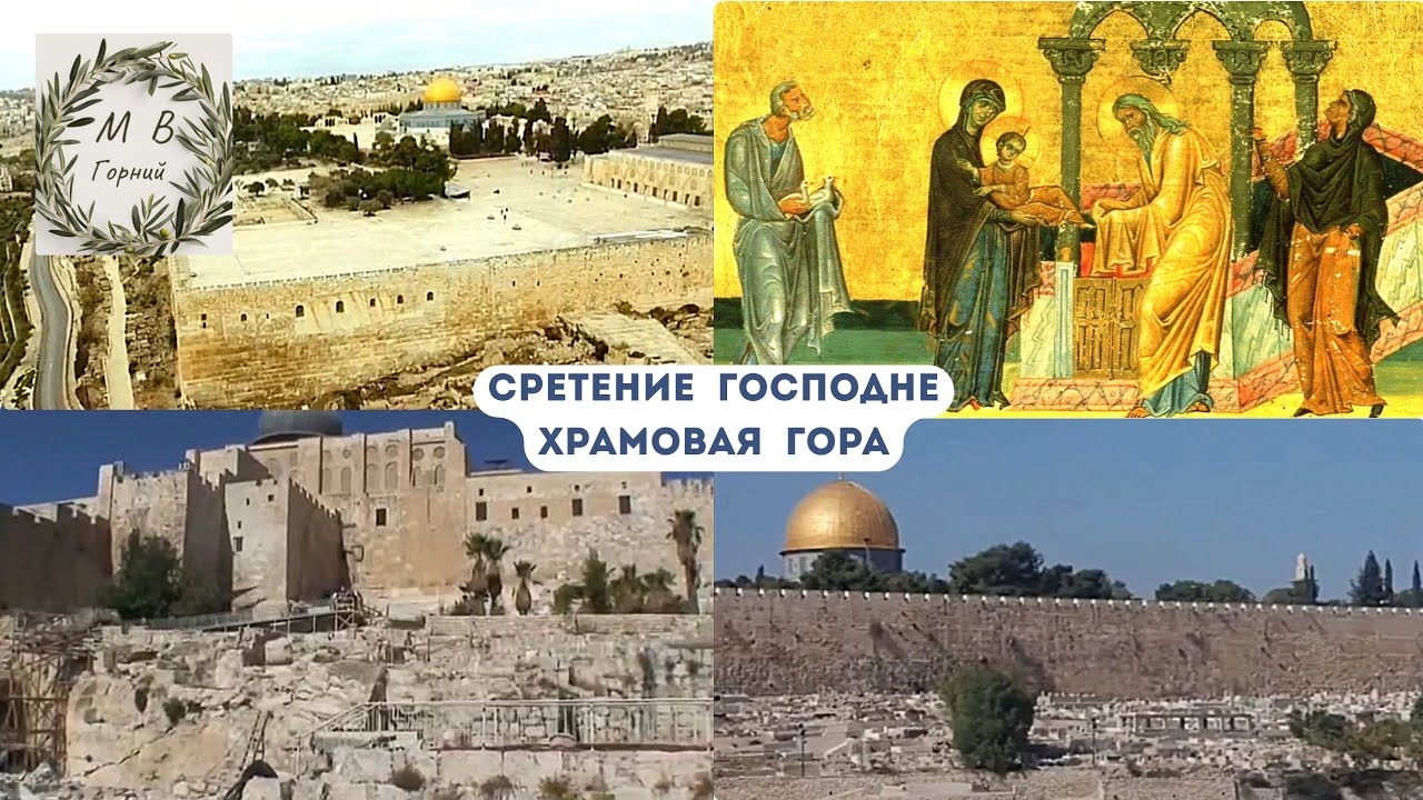 Holy Land 15.02.26 Сретение Господне в Иерусалимском Храме. Храмовая гора