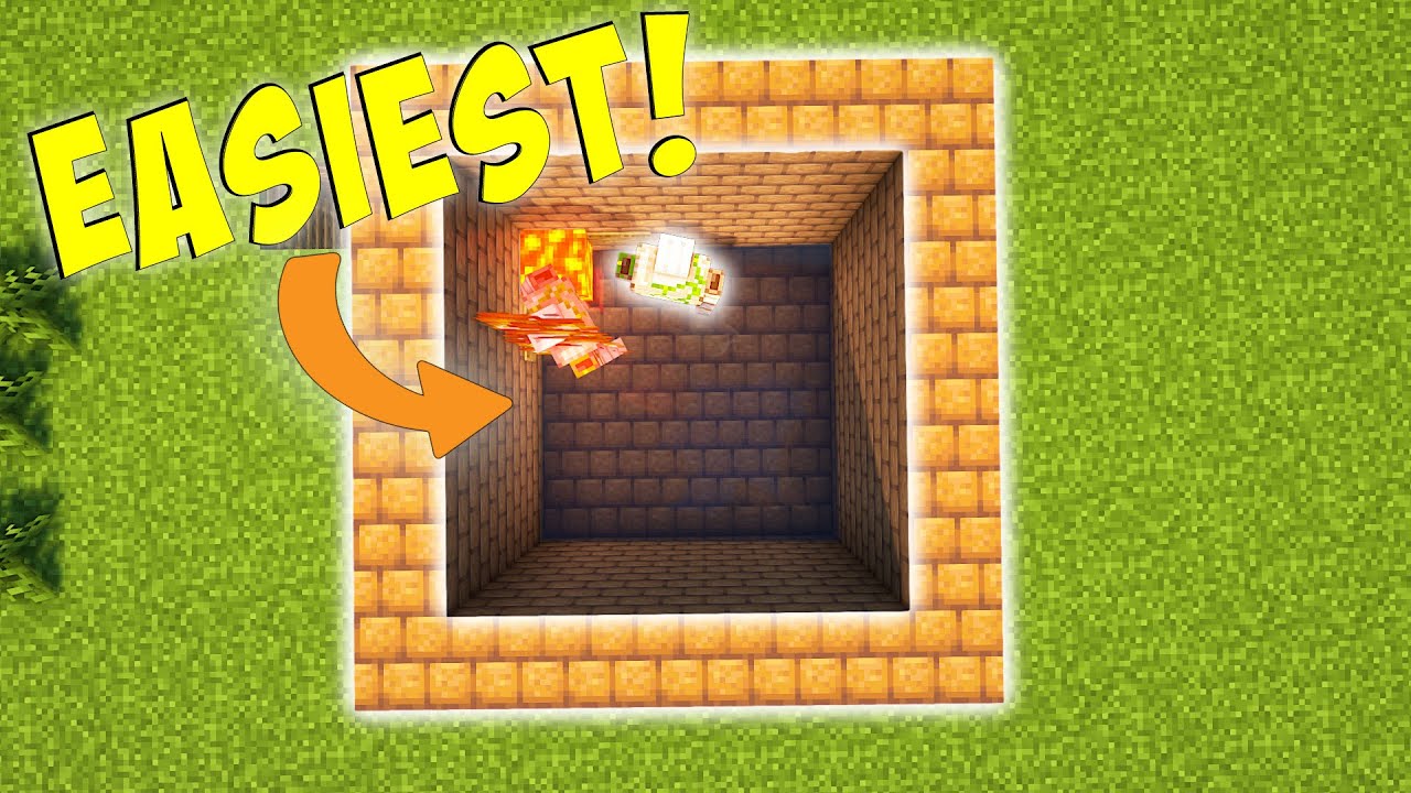 САМАЯ ПРОСТАЯ ферма по производству железа Bedrock?