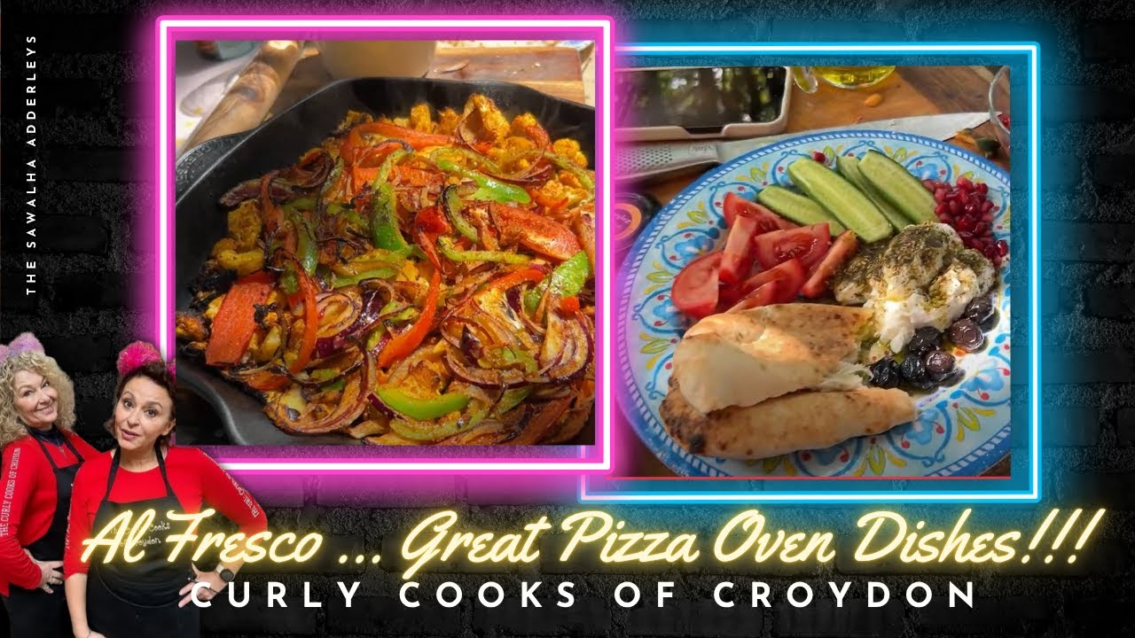 Curly Cooks of Croydon… Al Fresco… Великолепная пицца в духовке!!! #20