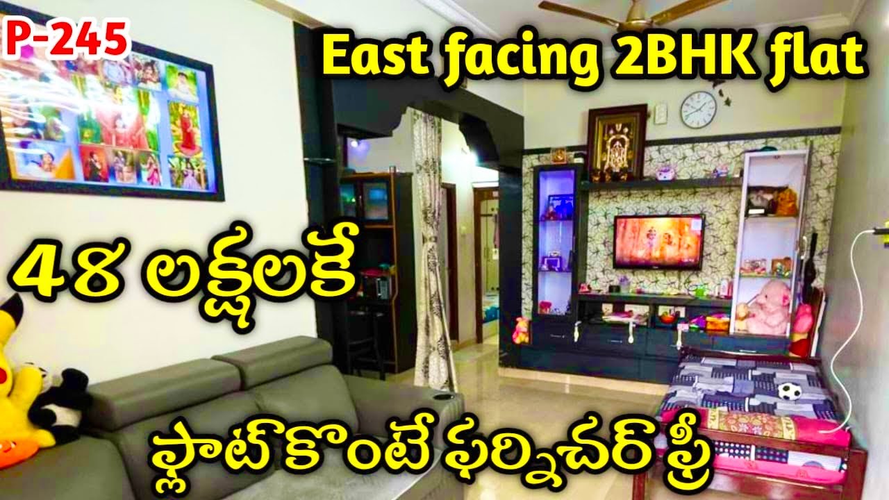 (P-245)FullyFurnished 2BHK resale flat for sale in Hyderabad|near to metro & Highway|Prime location