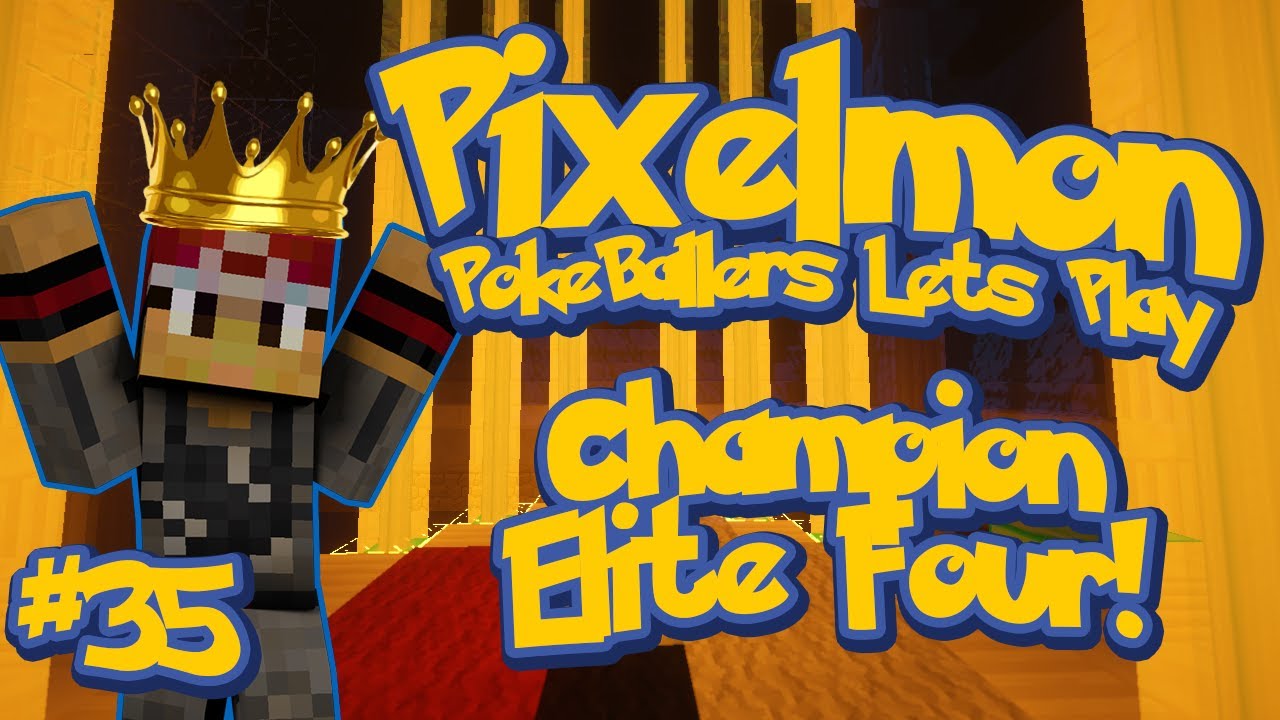 Pixelmon Server Minecraft Pokemon Mod Pokeballers Lets Play! Season Finale Champion Battle Ep 35