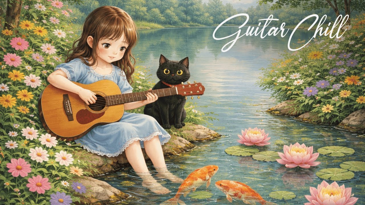 Nhạc Guitar Nhẹ Nhàng🎸📚 | Study • Focus • Relax ( Jin Plays The Guitar )