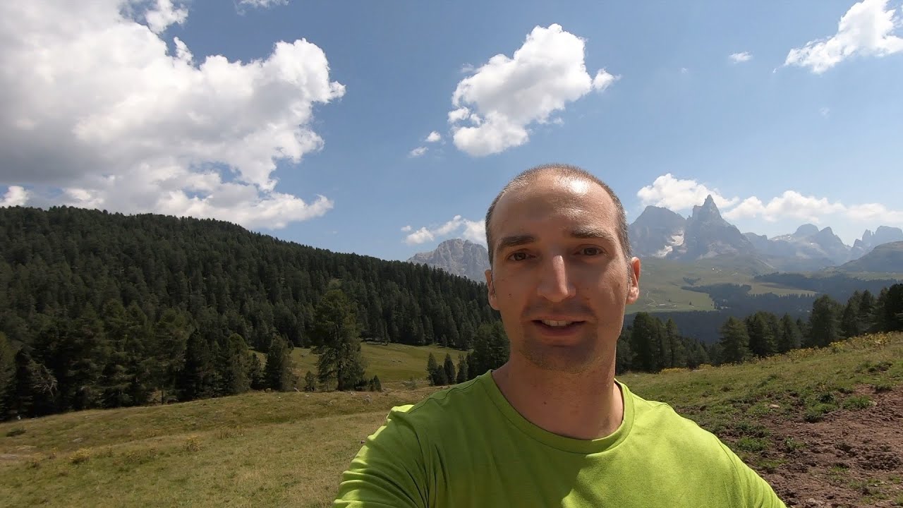 Alpe Lusia dalla Funivia Ronchi alla Malga Bocche.