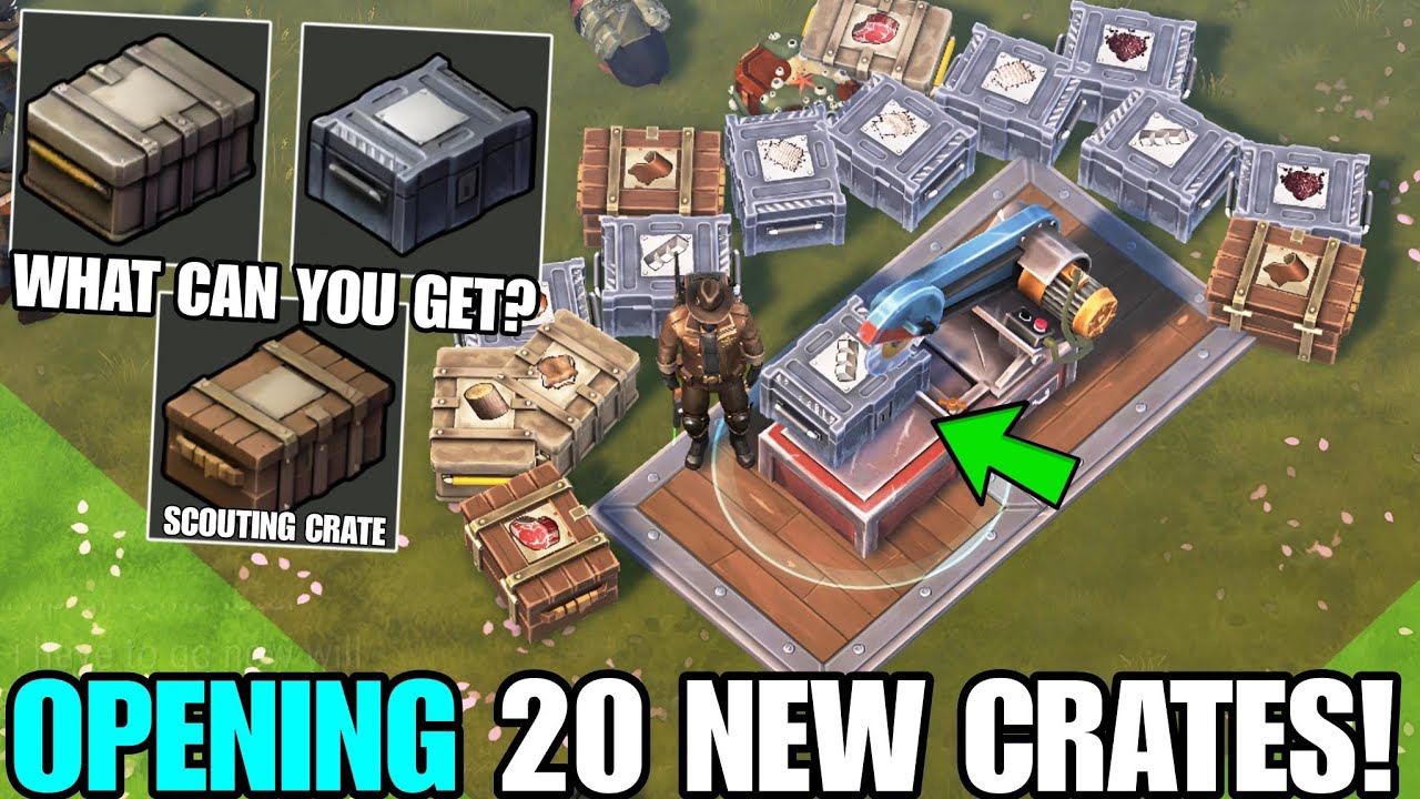 OPENING 20 NEW OP SCOUTING CRATES! - WHAT CAN YOU GET? (all loot) - Last Day on Earth: Survival