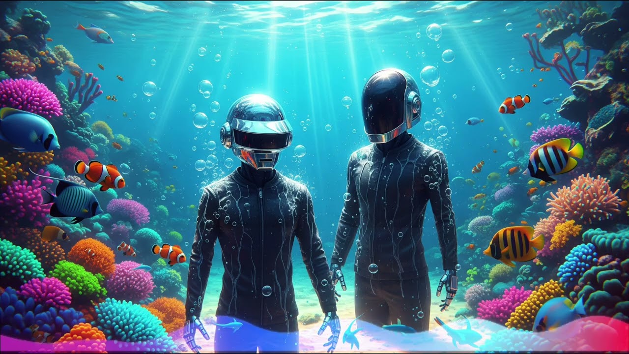🔥 DAFT PUNK LATE DUSK 🌅 Chill Disco x Neon Coast Energy!