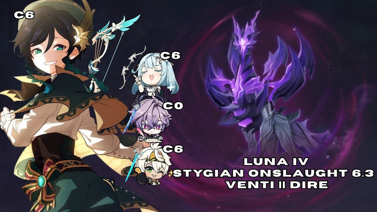 Venti C6 R1 vs. Dire  || 6.3 Stygian Onslaught