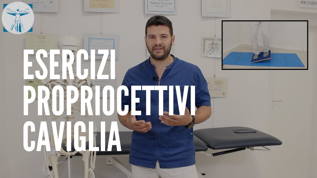 Esercizi propriocettivi: Caviglia