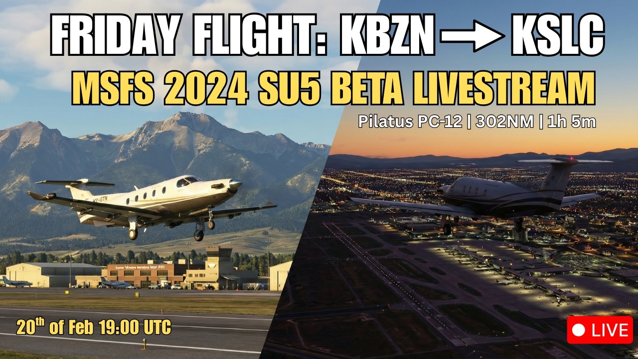 🔴 Why pilots LOVE this plane! ✈️ Pilatus PC-12 Rocky Mountain Flight (Friday flight)