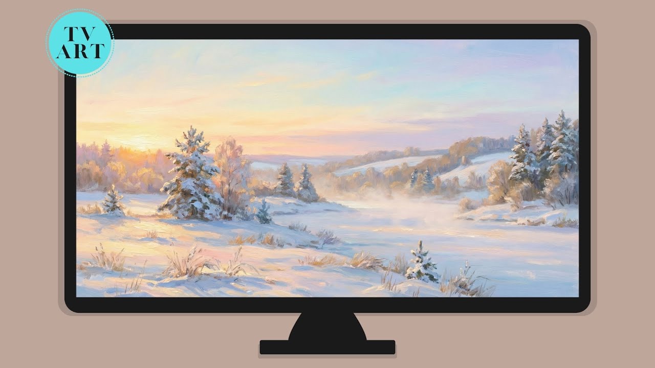 Timeless Oil Painting Landscape | Calm Ambient Art for TV