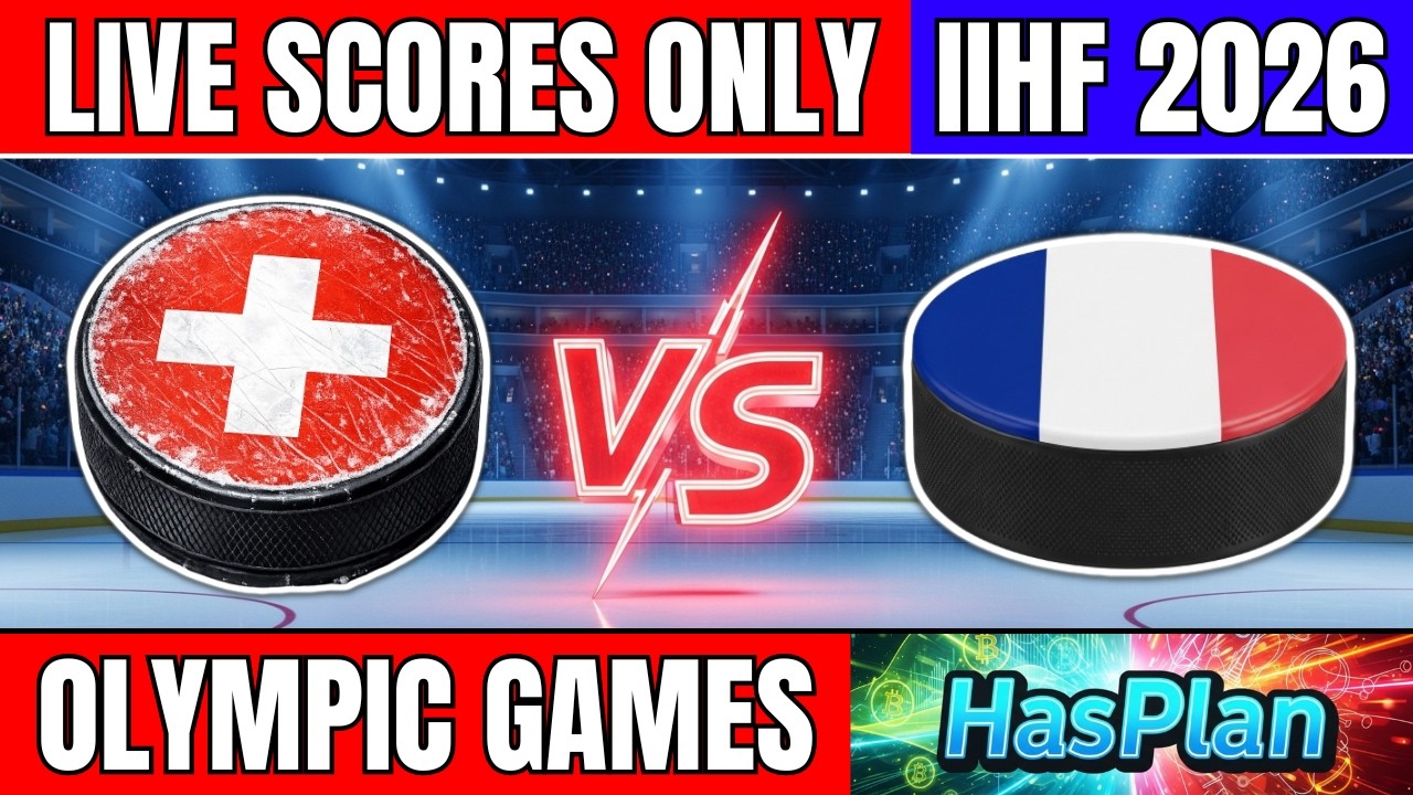 🔴 Switzerland vs France | IIHF Olympic Games 2026 Ice Hockey Live Score #winterolympic #livescore