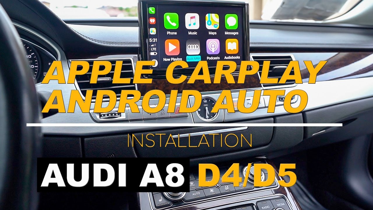 Audi CarPlay и Android Auto Retrofit — как установить CarPlay в Audi A8 D4/D5 с MMI 3G [2020]