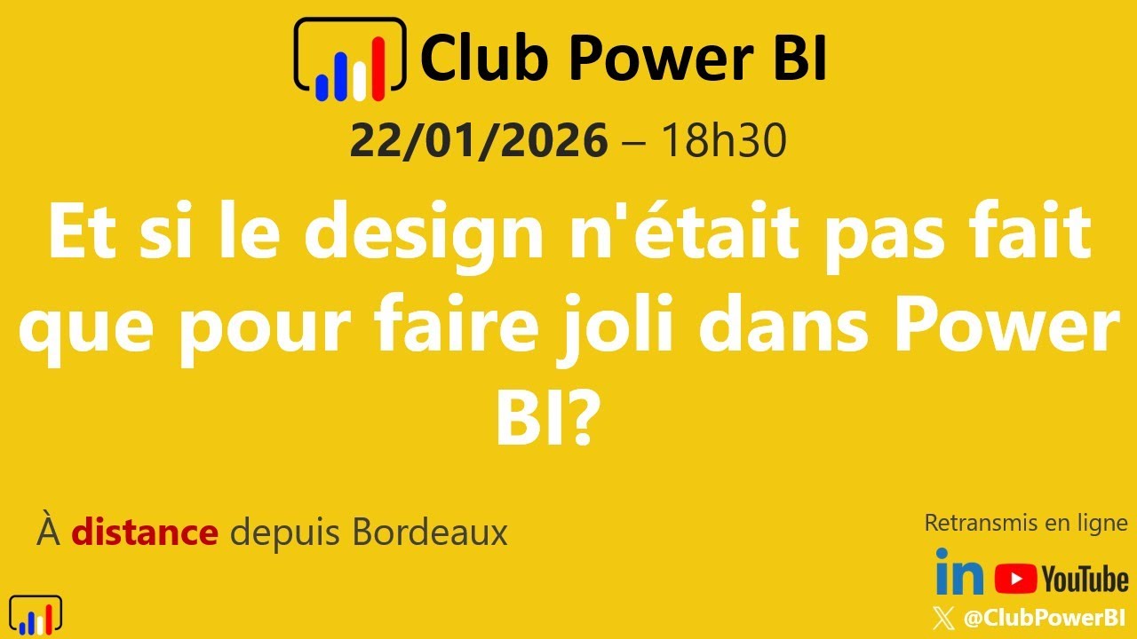 Et si le design n'était pas fait que pour faire joli dans Power BI?