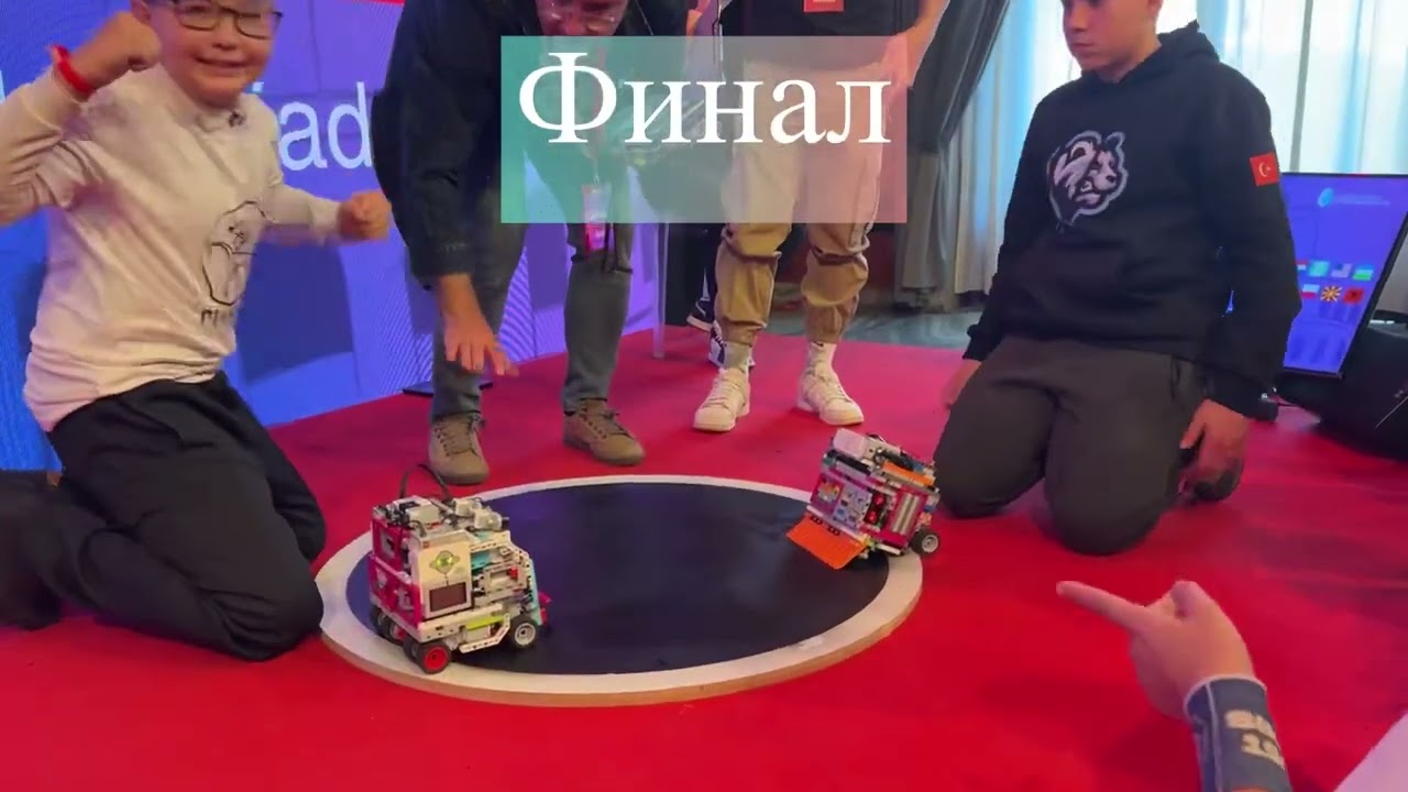 Робо сумо 20/20, Италияның Рим қаласында 🥇🏆 чемпион болдық. 2024 жылы.