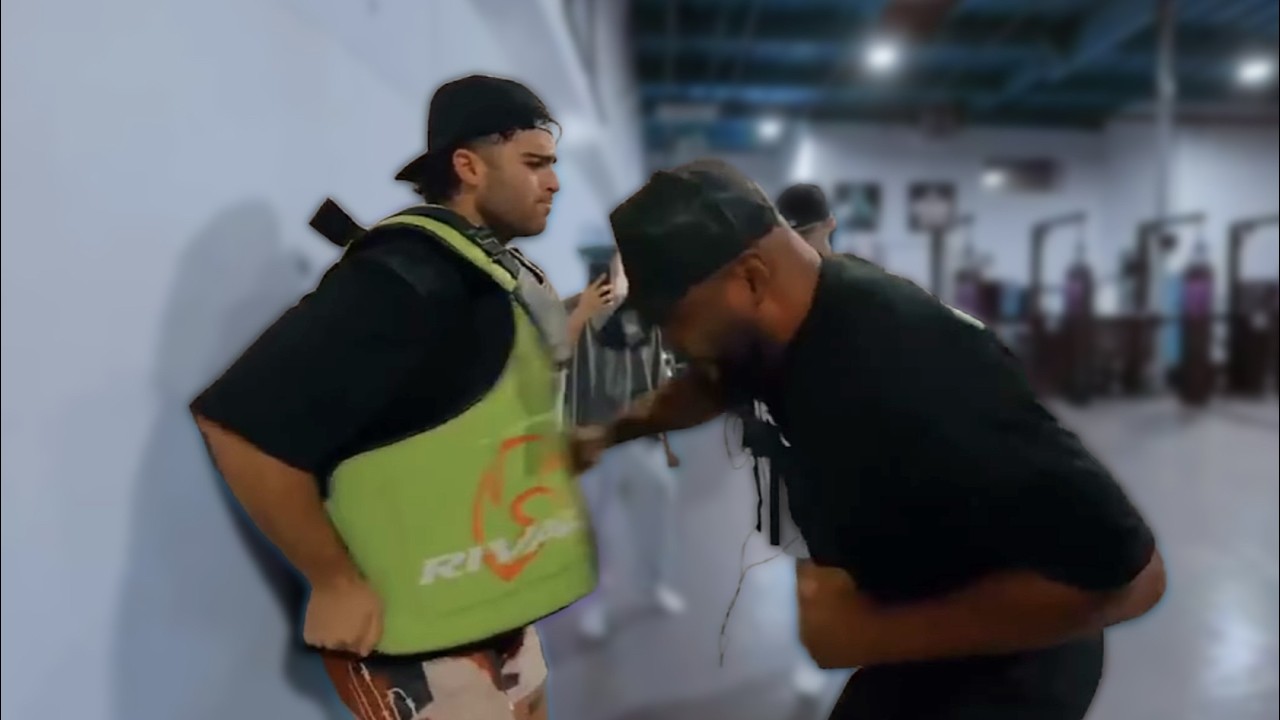 Rampage Teaches Nick Nayersina How To Fight!