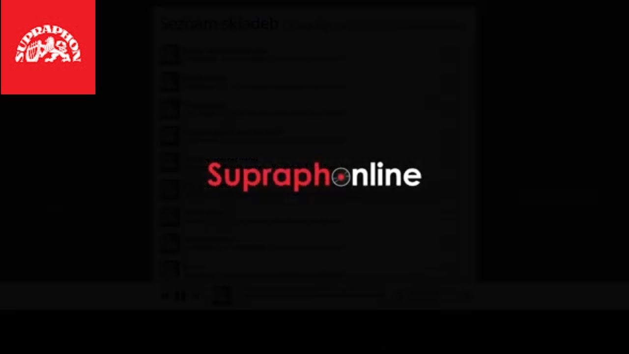 Přehr&aacute;v&aacute;n&iacute; obsahu na Supraphonline (videon&aacute;vod)
