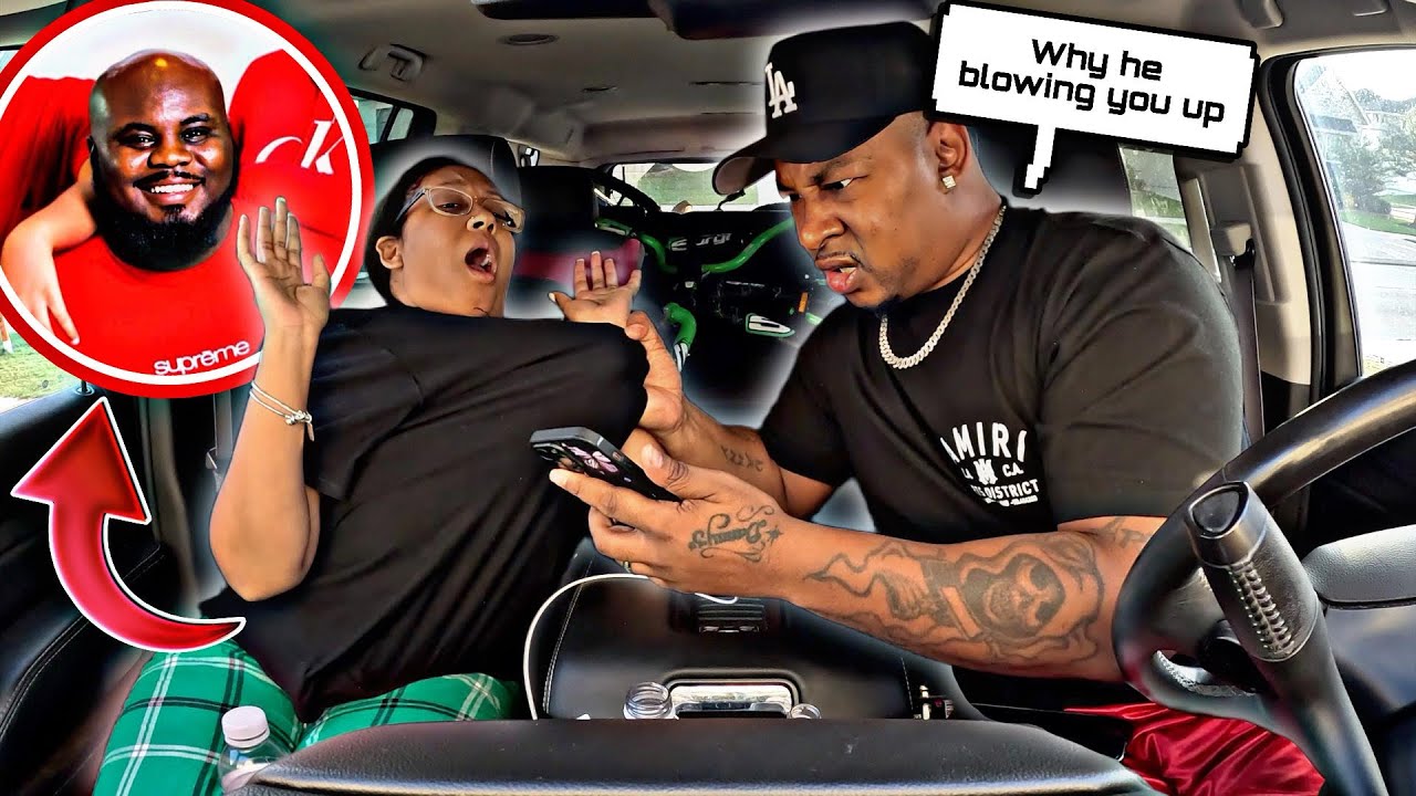 MY HUSBAND FRIEND BLOWING MY PHONE UP PRANK! &ldquo;HE SNAPPED&rdquo;