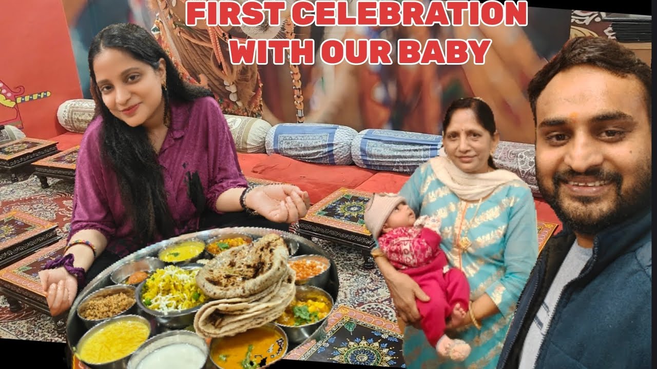 First celebration with my kid | Rajasthani food in Brookfield| Nani in Bengaluru| @manchowmoments 